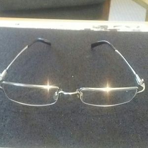 Fred men's semi rimless eyeglasses